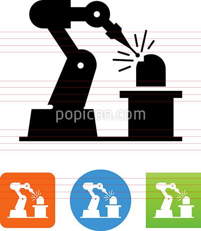 400x458 Industrial Laser Cutting Machine Icon