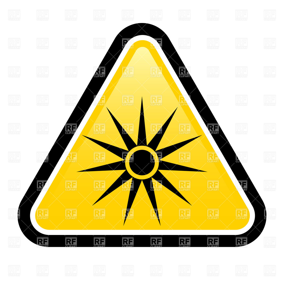 1200x1200 Laser Operating Warning Sign Vector Image Of Signs, Symbols, Maps