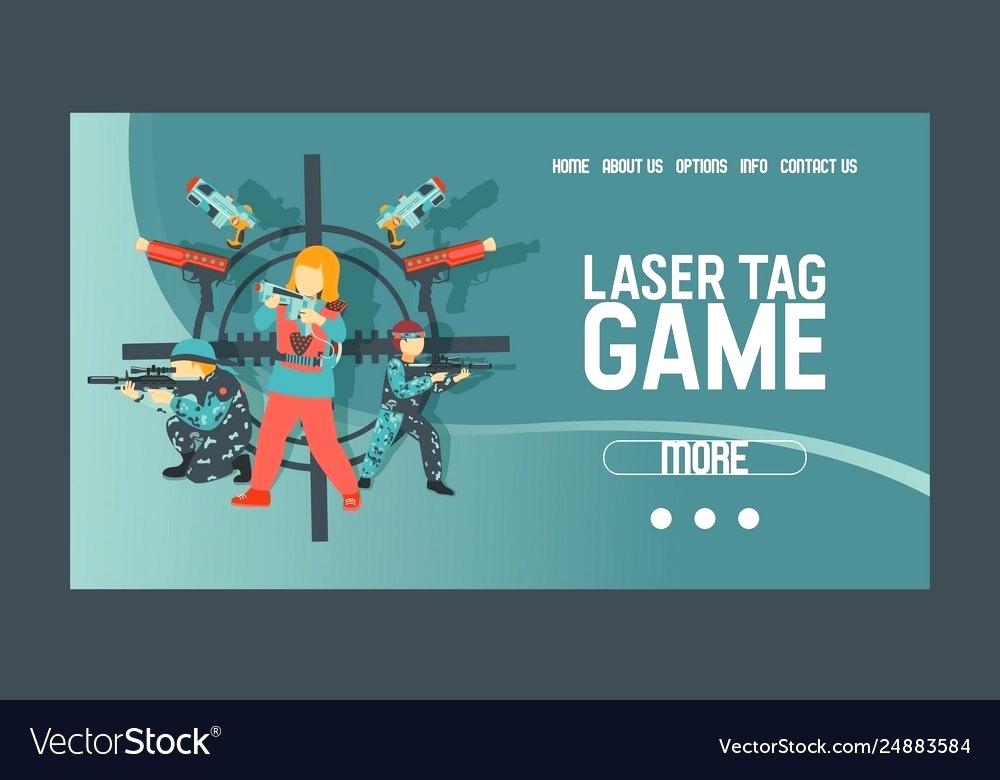 Home Laser Tag Set Game Banners Vector Image Australia Royalty 1000x780 Home Laser Tag Set Game Banners Vector Image Australia Royalty