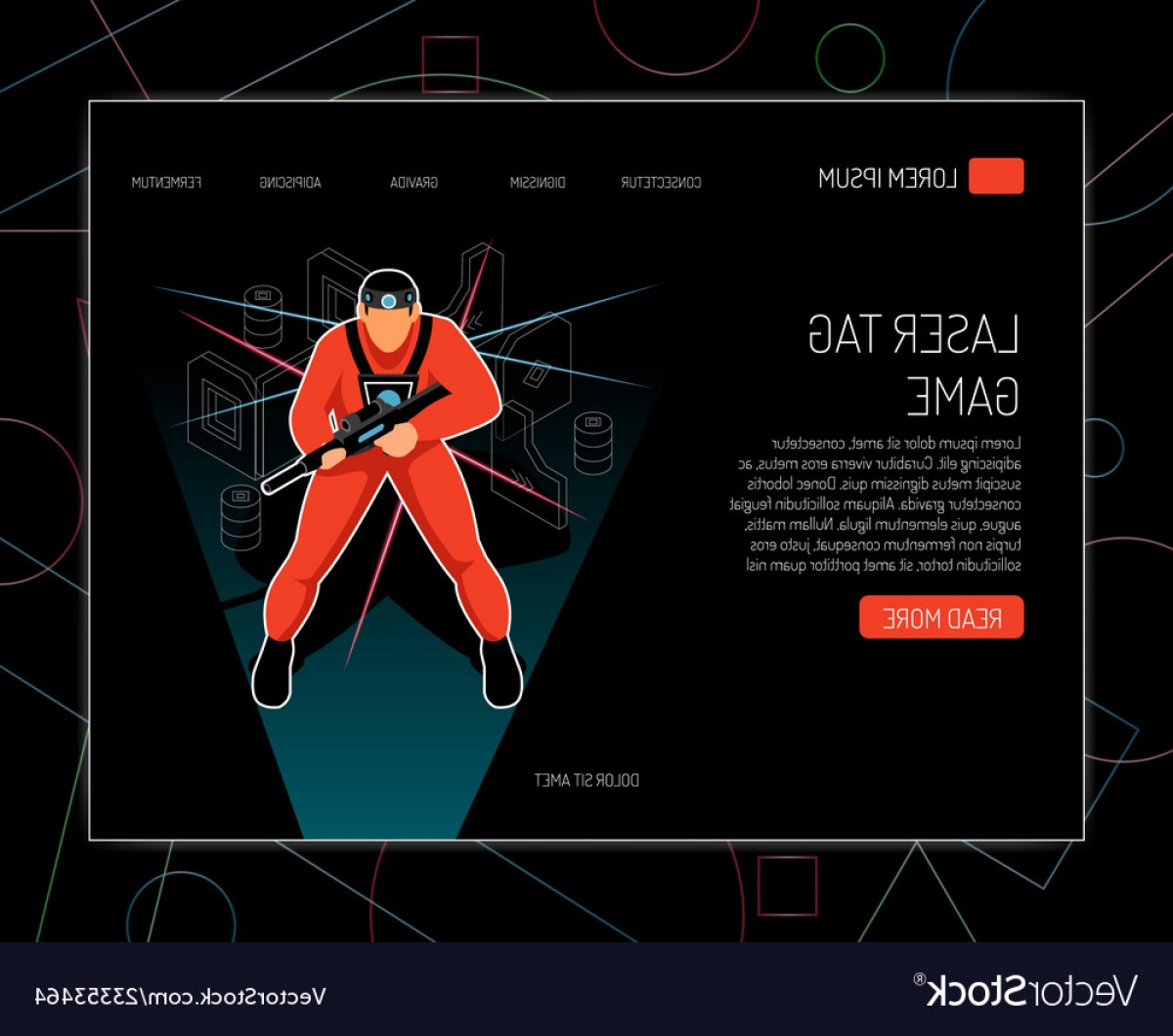Laser Tag Isometric Design Vector Handandbeak 1200x1060 Laser Tag Isometric Design Vector Handandbeak