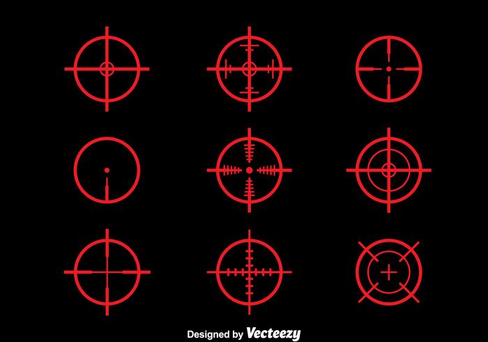 Red Laser Tag Vector Set 700x490 Red Laser Tag Vector Set