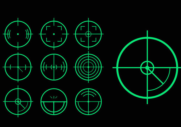Green Target Laser Tag Variation Vector Pack Free Vector Download 632x443 Green Target Laser Tag Variation Vector Pack Free Vector Download