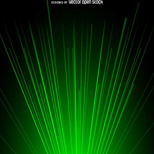 515x515 Green Laser Beam Light Background Free Vector Download