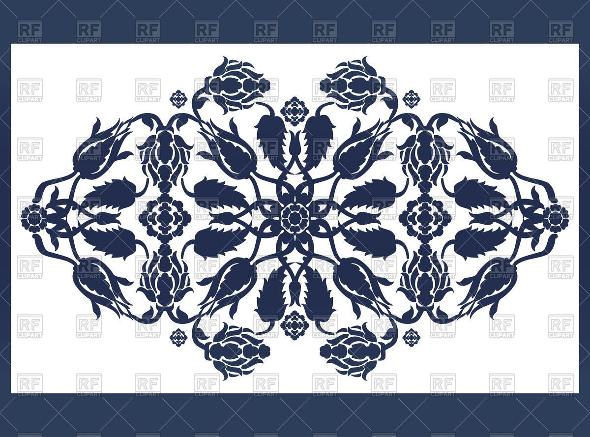 1200x889 Laser Cut Floral Arabesque Ornament Pattern Vector Image