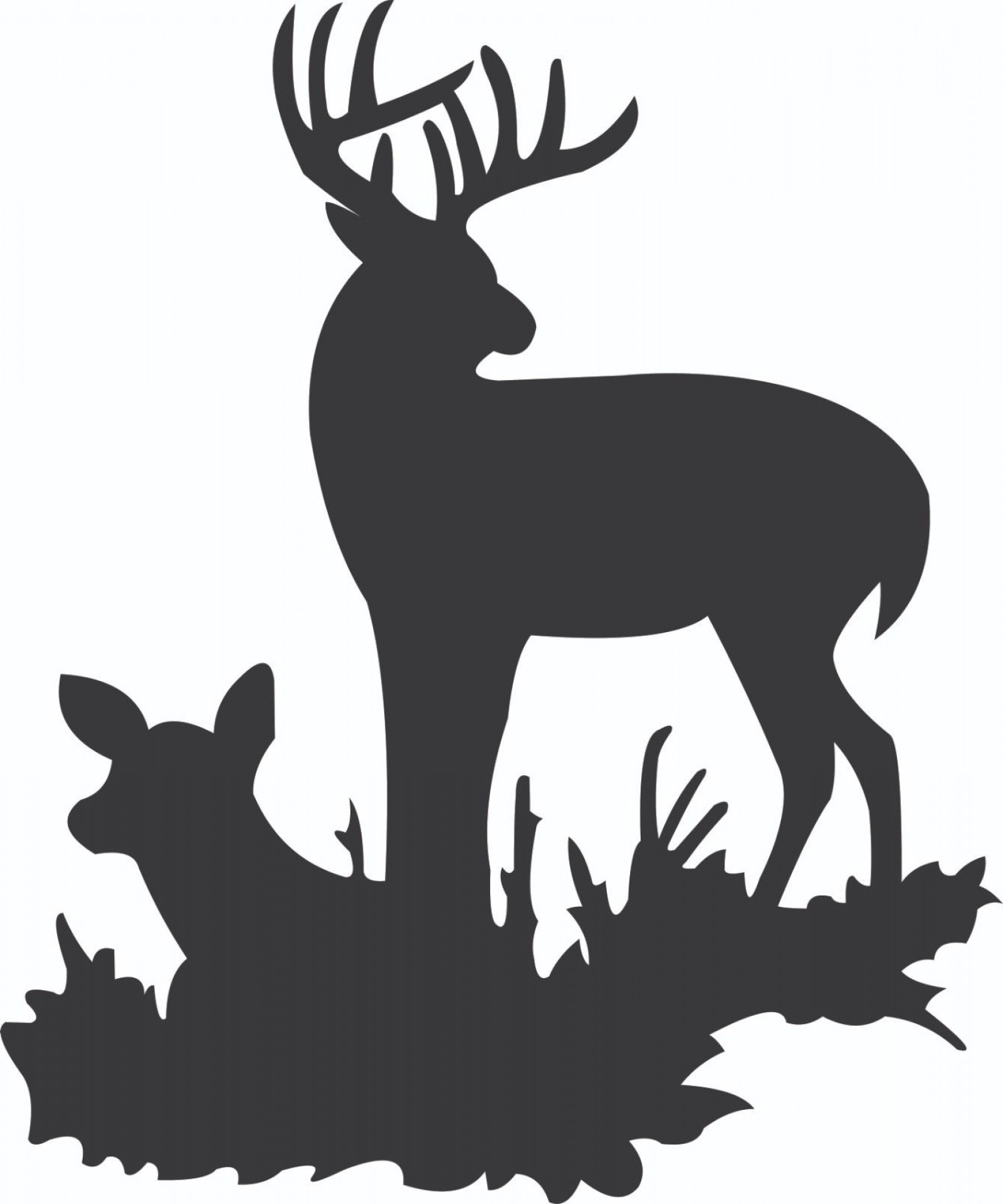 Cnc Vector Dxf Plasma Router Laser Cut Dxf Cdr Deer 1600x1920 Cnc Vector Dxf Plasma Router Laser Cut Dxf Cdr Deer