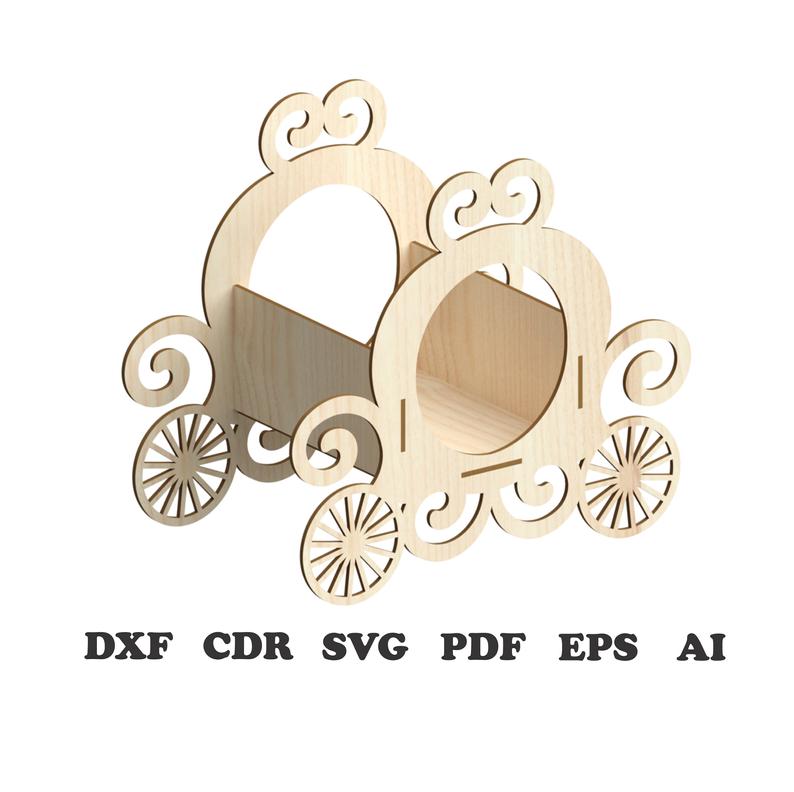 794x792 Carriage Pattern Vector For Laser Cutting Cnc Laser Cut Etsy