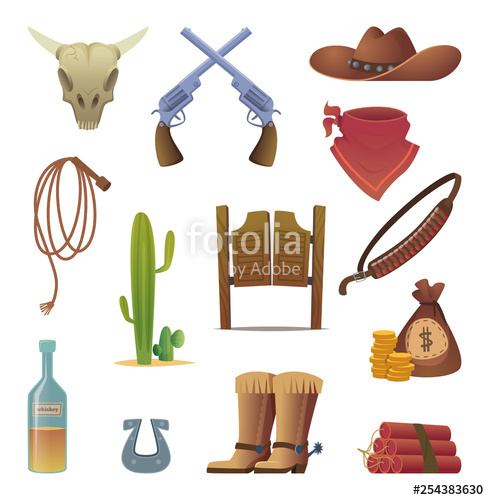 489x500 Wild West Icon Cowboys Country Western Symbols Saloon Boots Rodeo
