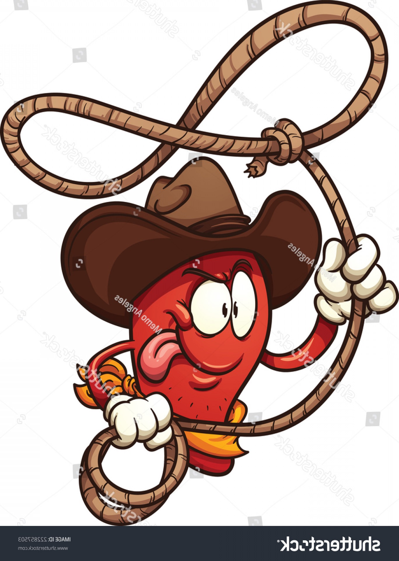 1368x1920 Cowboy Chili Pepper Lasso Vector Clip Hoodamathrun
