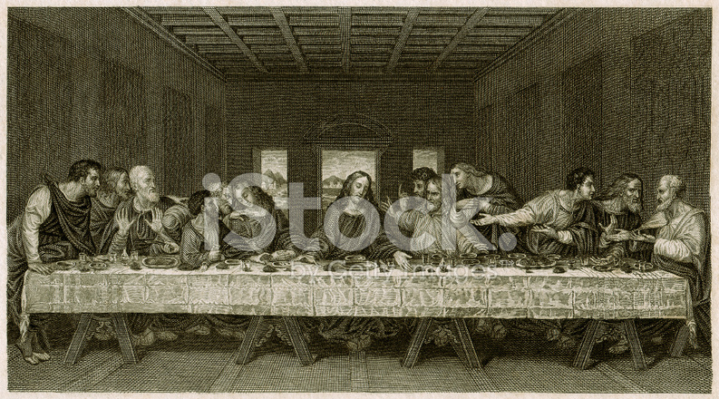 The Last Supper Stock Vector 793x440 The Last Supper Stock Vector