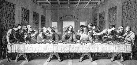 The Last Supper Stock Vectors 448x214 The Last Supper Stock Vectors