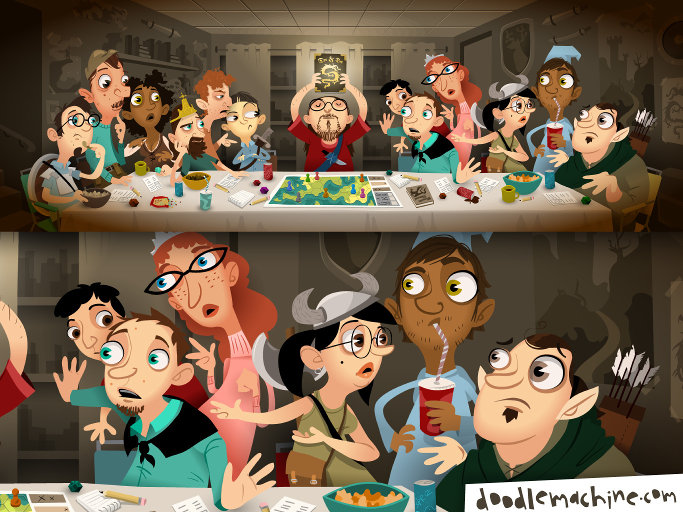 Dnd Last Supper 1366x1024 Dnd Last Supper