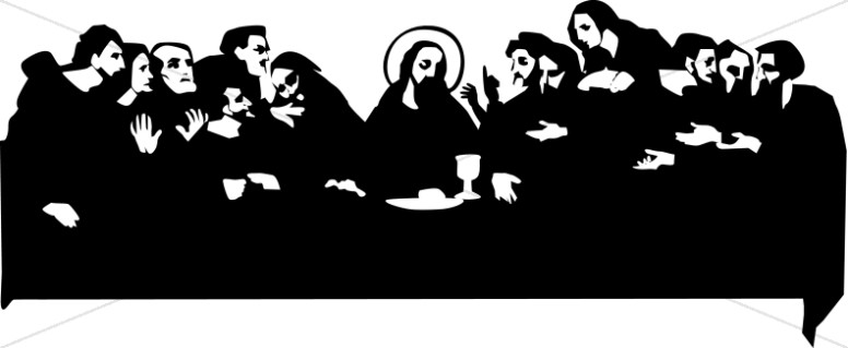 Last Supper Maundy Thursday Clipart 776x319 Last Supper Maundy Thursday Clipart