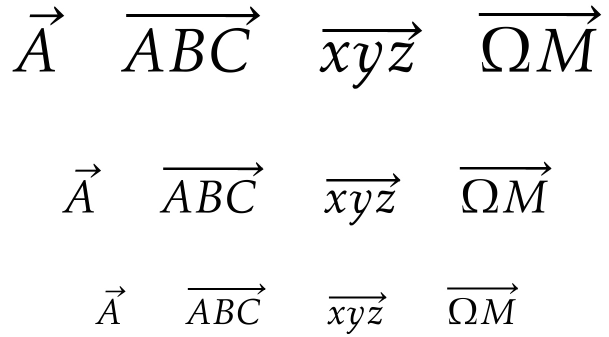 bold face in mathmod latex