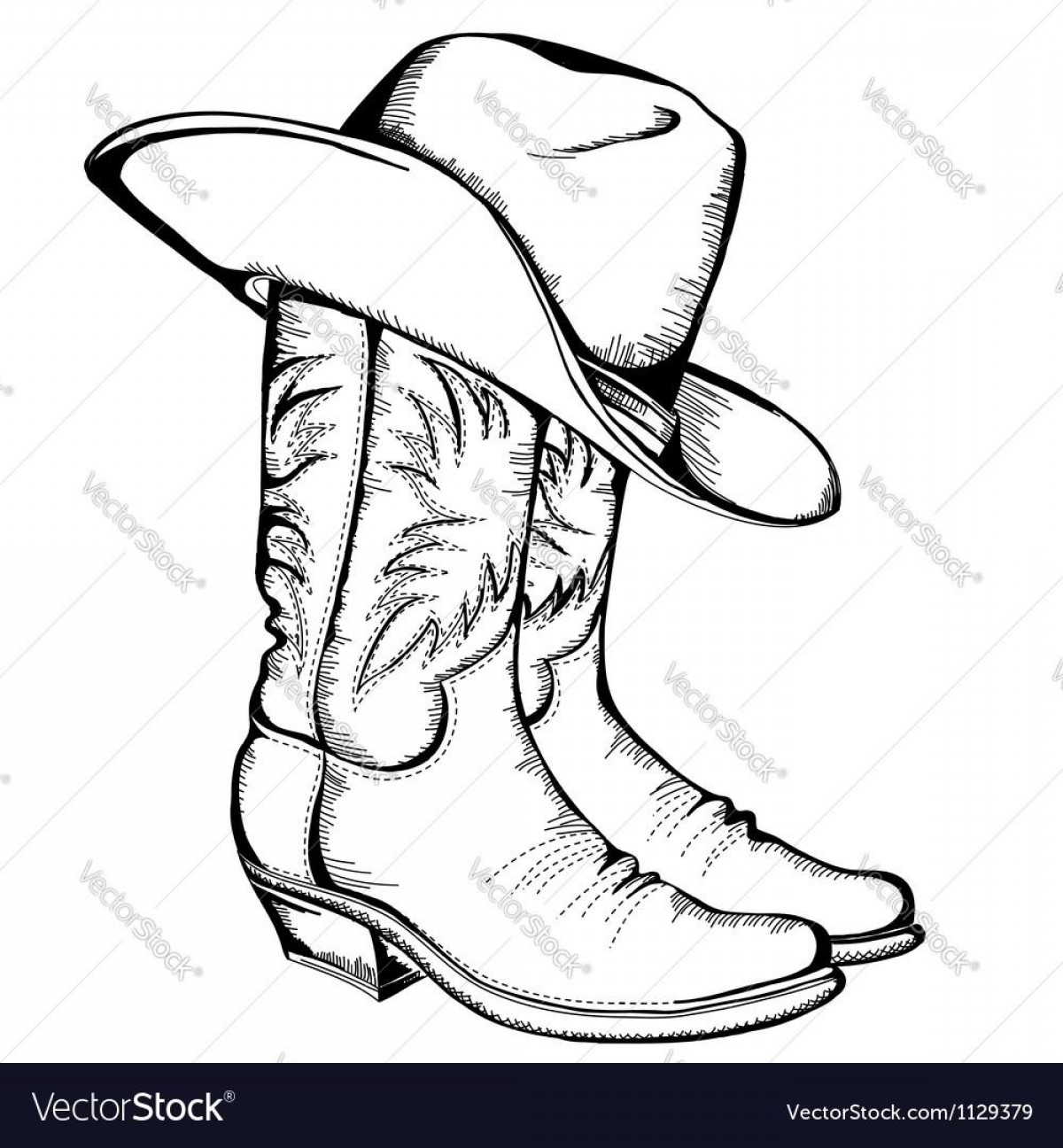 1200x1296 Cowboy Boot Vector Geekchicpro