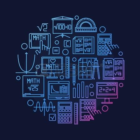 450x450 Round Symbols Math Math Round Symbol Vector Mathematics Concept
