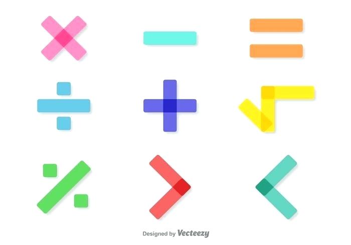 700x490 Symbols Math Vector Colorful Math Symbols Set Math Symbols Latex