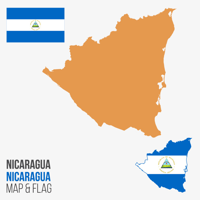 Nicaragua Vector Map, Map Vector, Nicara 650x651 Nicaragua Vector Map, Map Vector, Nicara