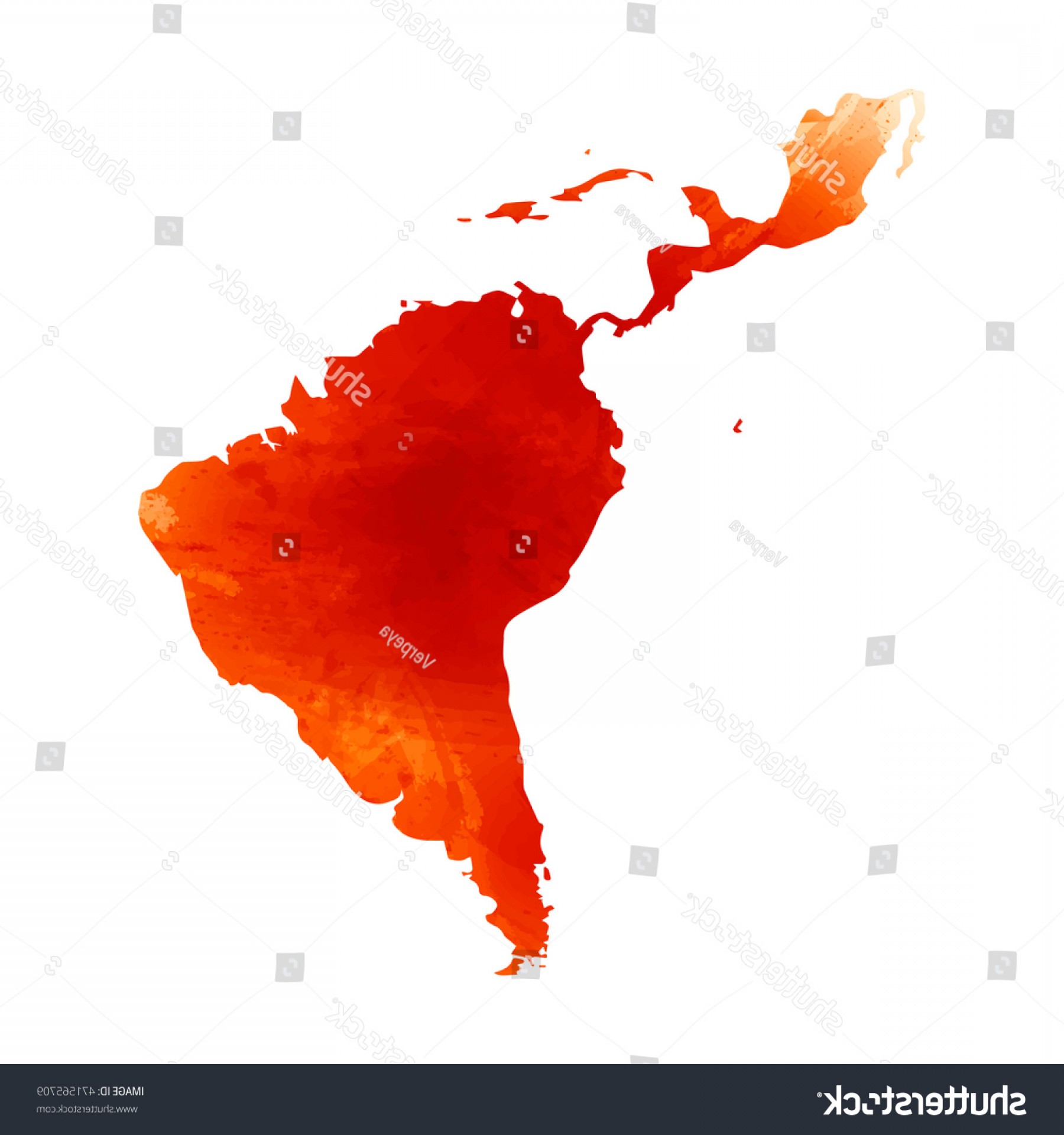 Vector Map Latin America Watercolor Orange Geekchicpro 1800x1920 Vector Map Latin America Watercolor Orange Geekchicpro