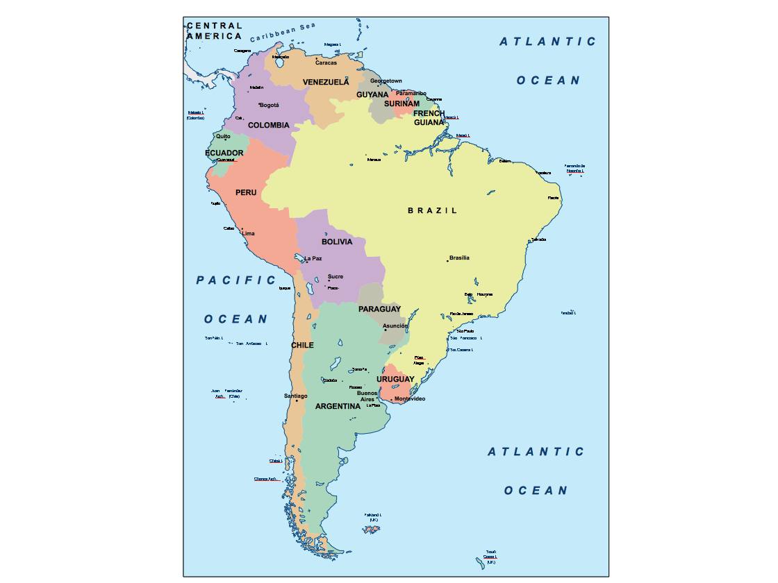 South America Presentation Map Vector World Maps 1120x840 South America Presentation Map Vector World Maps