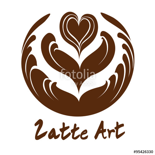 Hearth Tulip Coffee Latte Art Logo Icon Stock Image And Royalty 500x500 Hearth Tulip Coffee Latte Art Logo Icon Stock Image And Royalty