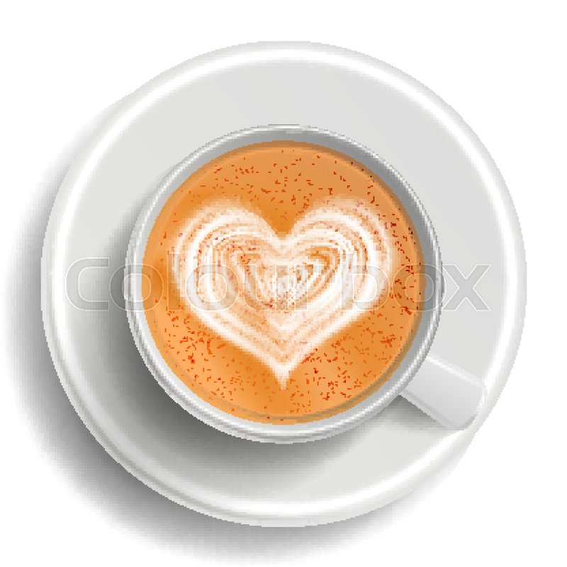 Coffee Art Vector Top View Hot Stock Vector Colourbox 800x800 Coffee Art Vector Top View Hot Stock Vector Colourbox