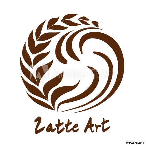 Tree Swing Latte Art Coffee Logo Icon 500x500 Tree Swing Latte Art Coffee Logo Icon