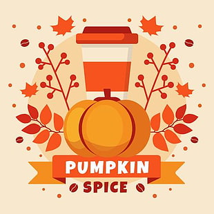 310x310 Free Pumpkin Spiced Latte Vector Graphics Download Uihere