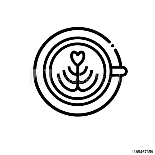 500x500 Latte Vector Icon