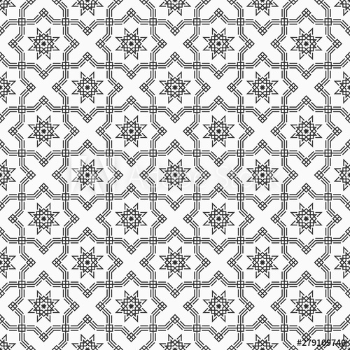 Oriental Seamless Pattern Stylish Geometric Lattice Pattern 500x500 Oriental Seamless Pattern Stylish Geometric Lattice Pattern
