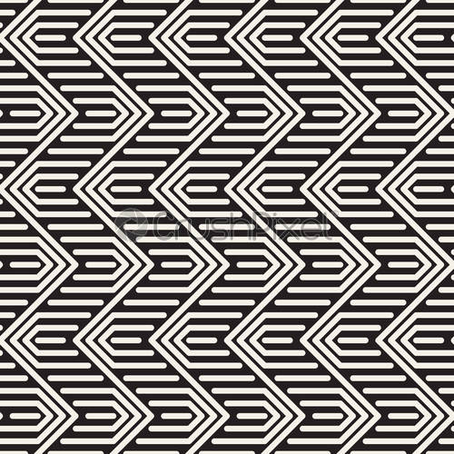 Vector Seamless Lattice Pattern Geometric Striped Zigzag Lines 500x500 Vector Seamless Lattice Pattern Geometric Striped Zigzag Lines