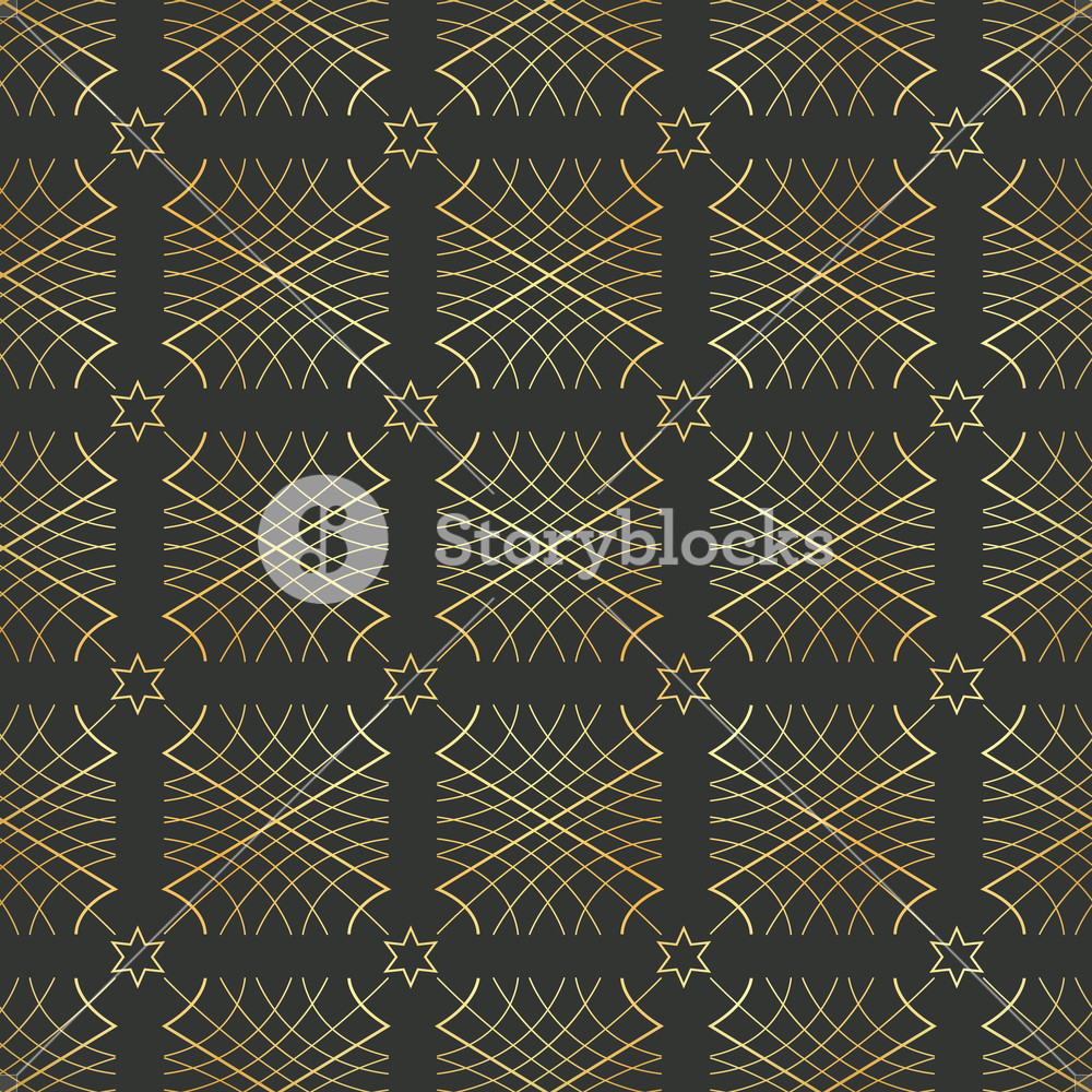 Seamless Pattern Of Wavy Golden Lines Geometric Wallpaper 1000x1000 Seamless Pattern Of Wavy Golden Lines Geometric Wallpaper