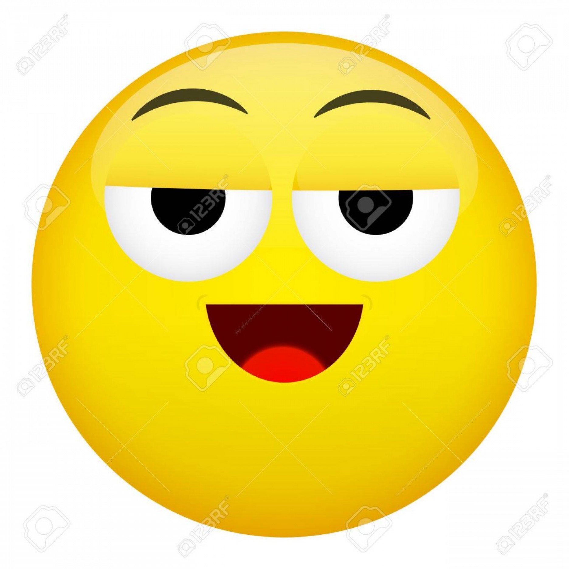 Photostock Vector Drunken Tired Smile Laugh Emotion Emoji 1872x1872 Photostock Vector Drunken Tired Smile Laugh Emotion Emoji