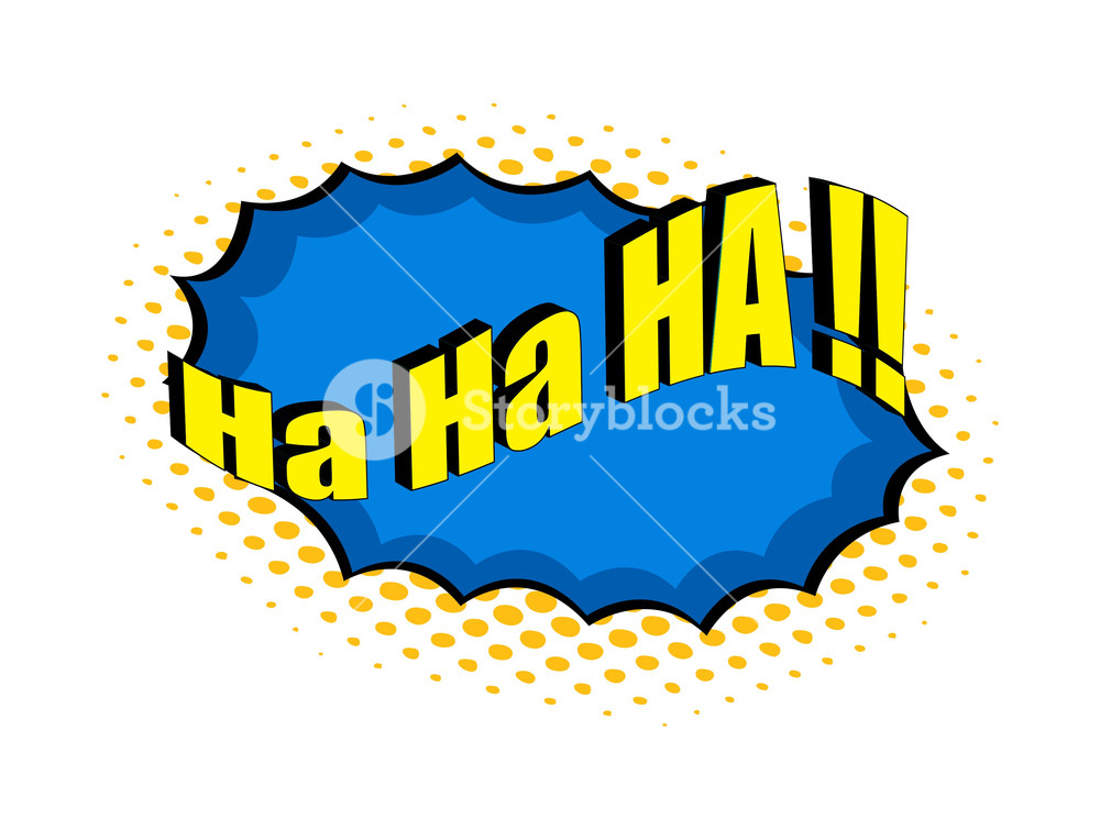 Retro Comic Laugh Vector Graphic Royalty Free Stock Image 1000x755 Retro Comic Laugh Vector Graphic Royalty Free Stock Image