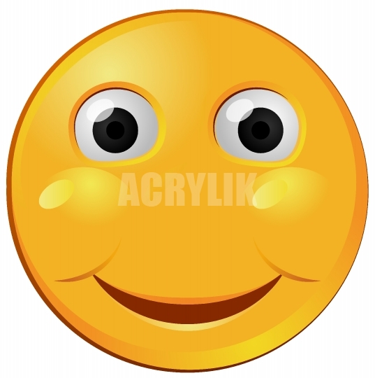 537x540 Simple Smiling Emoji Vector Icon