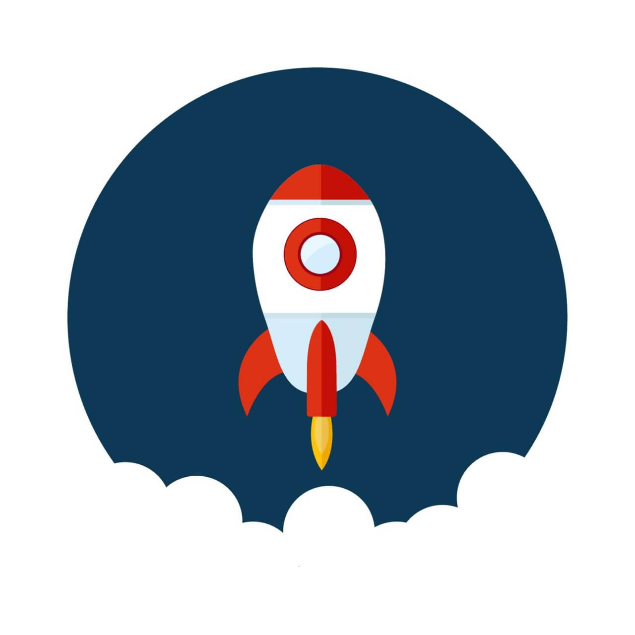 Free Vector Space Rocket Launch 1280x1280 Free Vector Space Rocket Launch