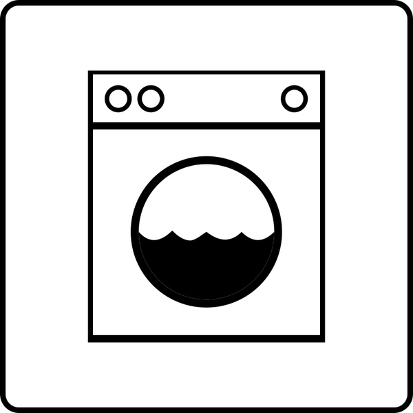 600x600 Hotel Icon Has Laundry Free Vector In Open Office Drawing
