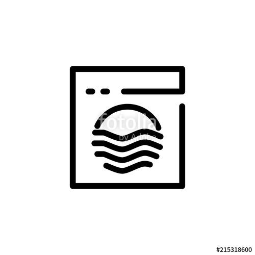 500x500 Washer Laundry Logo Vector Element Laundry Logo Template Stock
