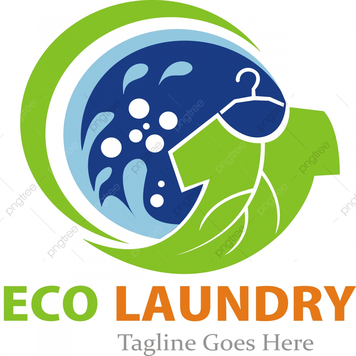 1200x1200 Eco Laundry Logo Template, Laundry, Logo, Eco Png And Vector