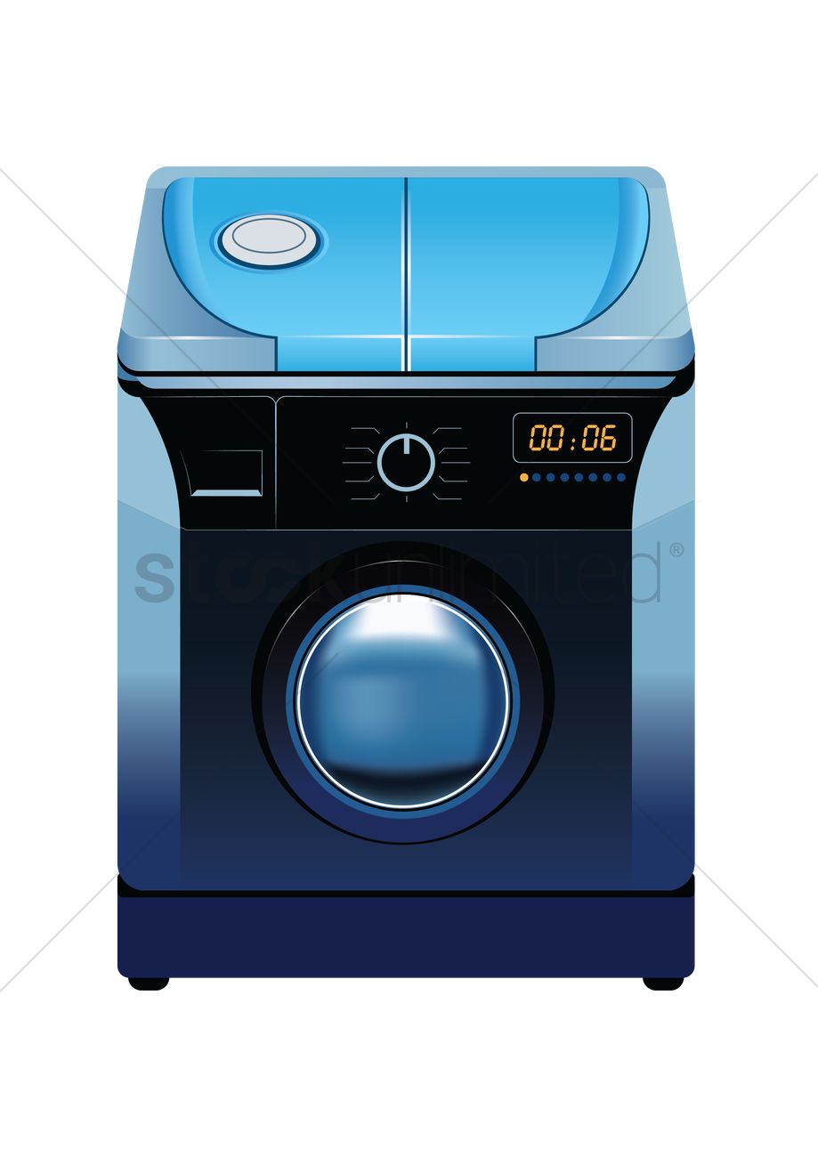 Washing Machine Vector Image 919x1300 Washing Machine Vector Image