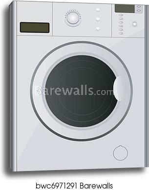 Washing Machine Vector, Canvas Print Barewalls Posters Prints 305x390 Washing Machine Vector, Canvas Print Barewalls Posters Prints