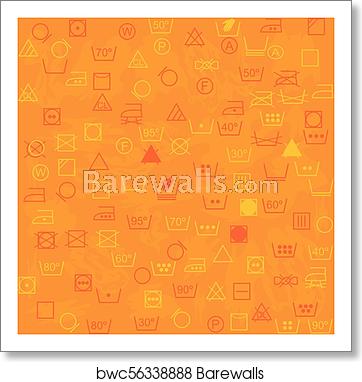 Laundry Symbols Vector