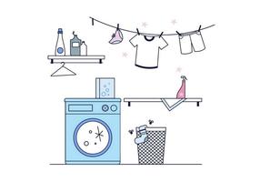 286x200 Laundry Free Vector Art