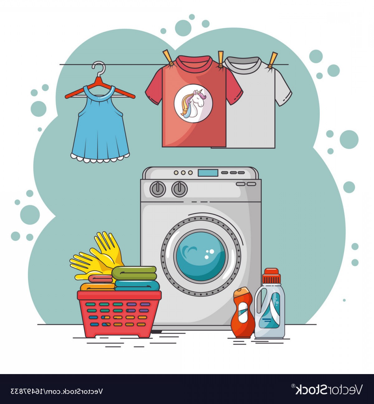 Laundry Vector at Vectorified.com | Collection of Laundry Vector free ...