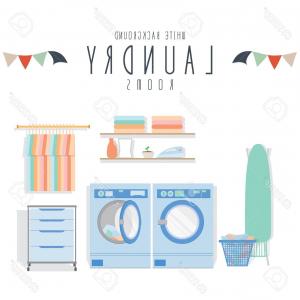 300x300 Photostock Vector Laundry Vector Illustration Of Laundry White
