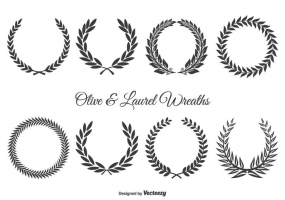 285x200 Laurel Wreath Vector Free Vector Graphic Art Free Download