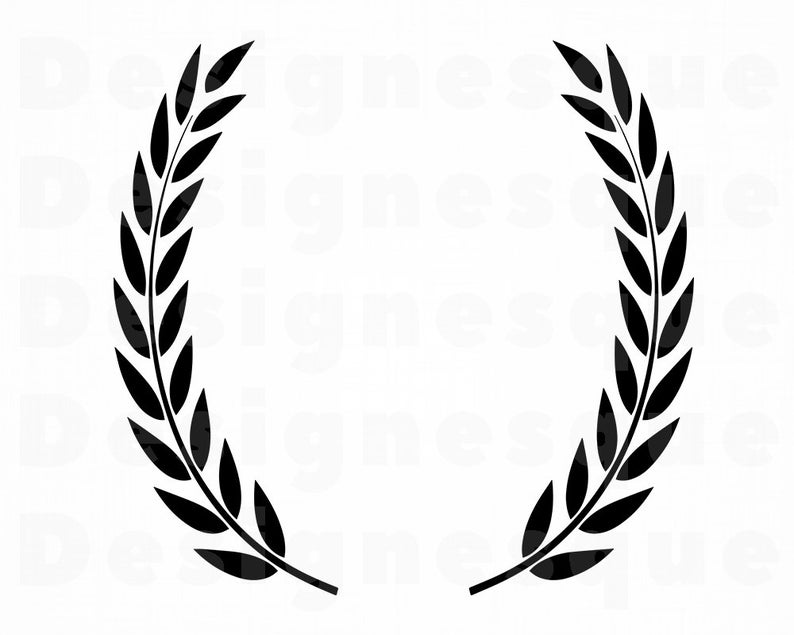 794x635 Laurel Laurel Clipart Laurel For Cricut Laurel Etsy