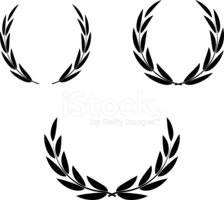 224x200 Vector Laurel Wreaths Vektory Z Knihovny