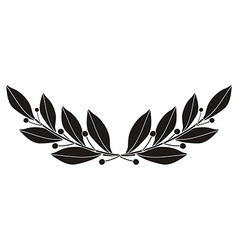 238x250 Laurel Branch Royalty Free Vector Image