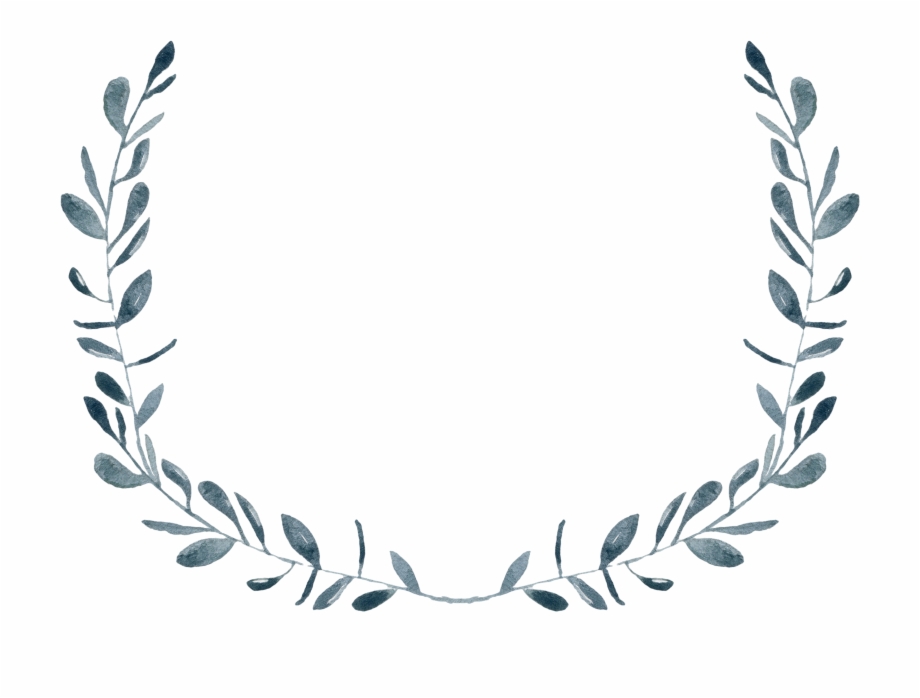 920x698 Vector Laurel Watercolor Png Download