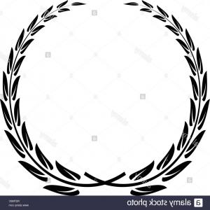 300x300 Simple Laurel Wreaths Vector Clipart Savoyuptown